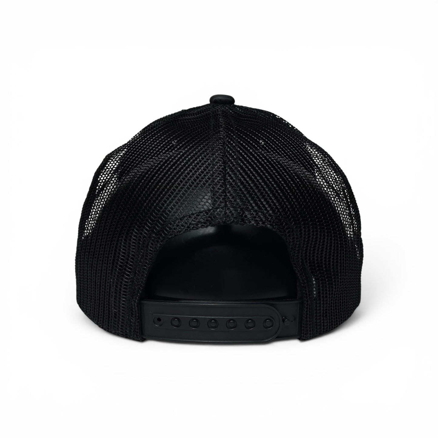 ROABEN El Jefe Rooster Camo Trucker Hat with Mexico Flag Under Visor