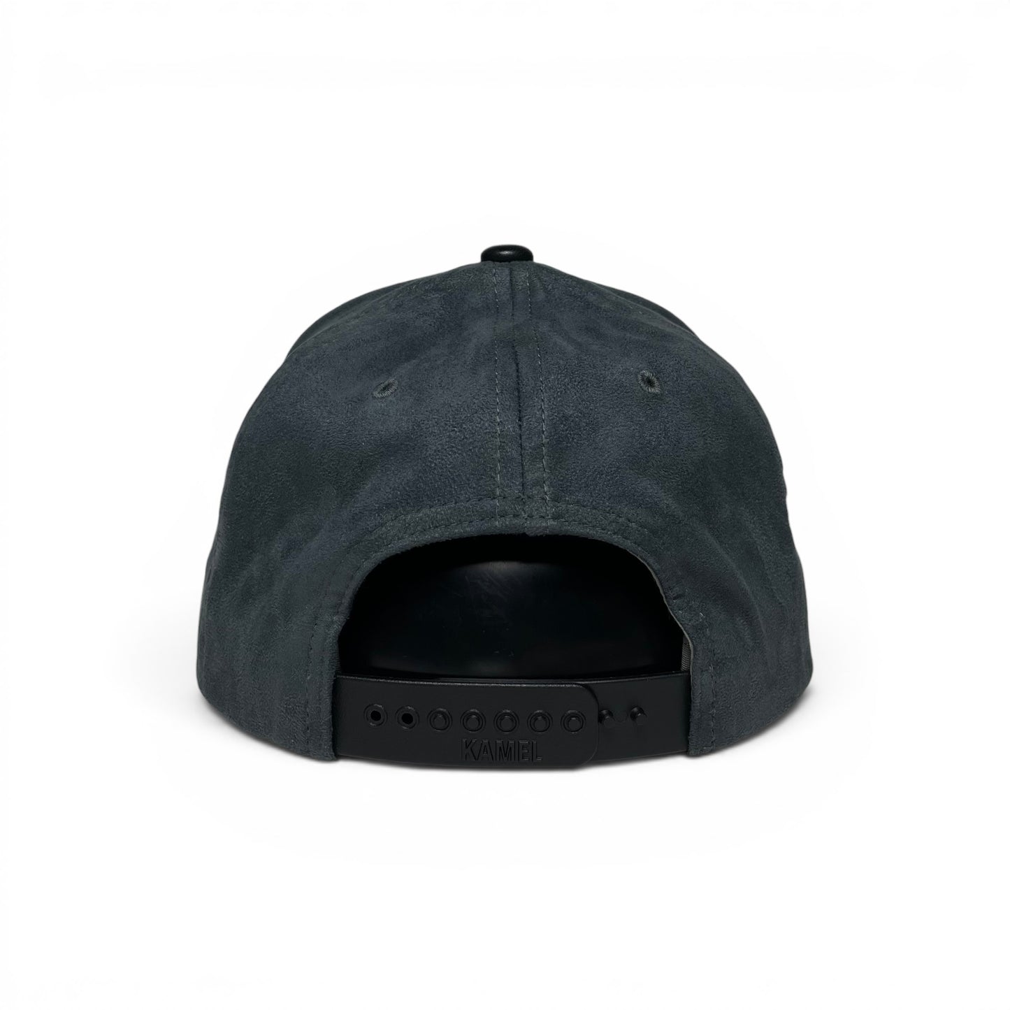 ROABEN Rooster Family Leader Embroidered Gray Suede Baseball Cap