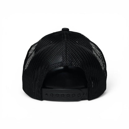 ROABEN El Jefe Rooster Camo Trucker Hat with Mexico Flag Under Visor