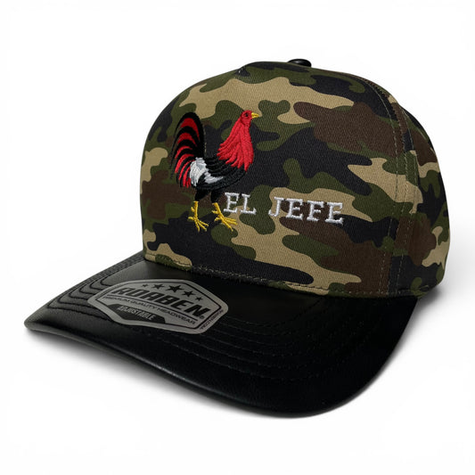ROABEN El Jefe Rooster Camo Snapback Cap