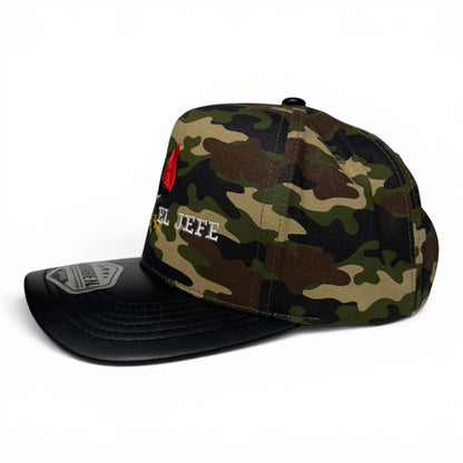 ROABEN El Jefe Rooster Camo Snapback Cap