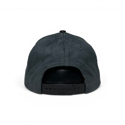 ROABEN Rooster Family Leader Embroidered Gray Suede Baseball Cap