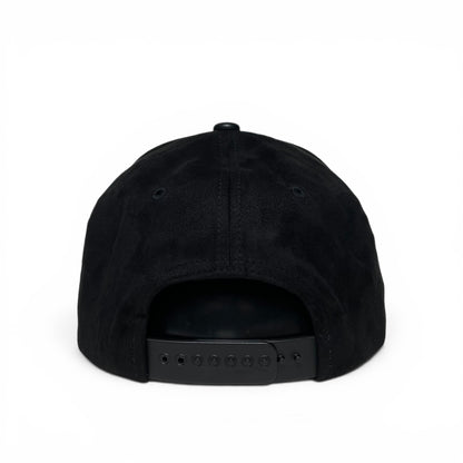 ROABEN Rooster Family Leader Embroidered Suede Baseball Cap
