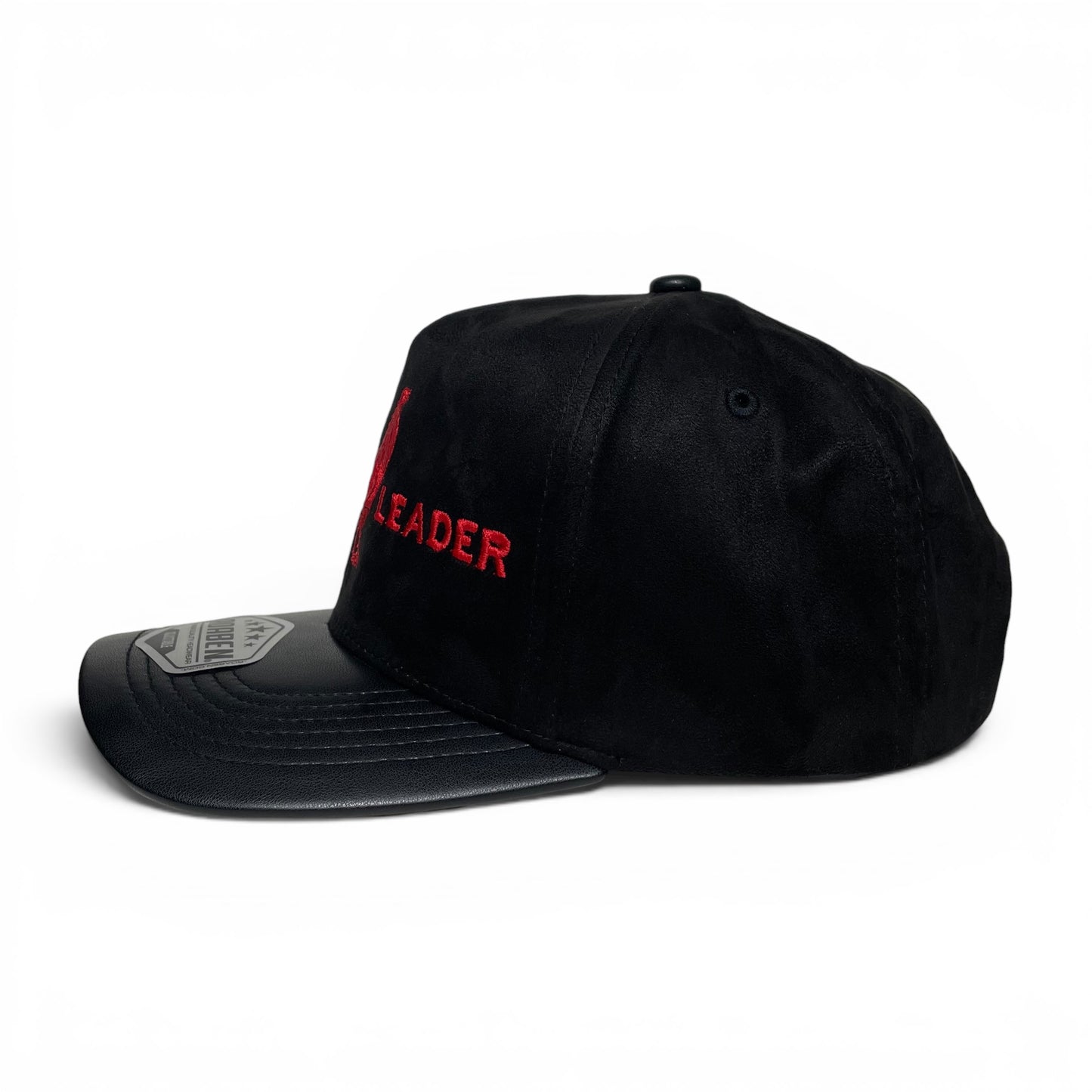 ROABEN Rooster Family Leader Embroidered Suede Baseball Cap