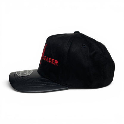 ROABEN Rooster Family Leader Embroidered Suede Baseball Cap
